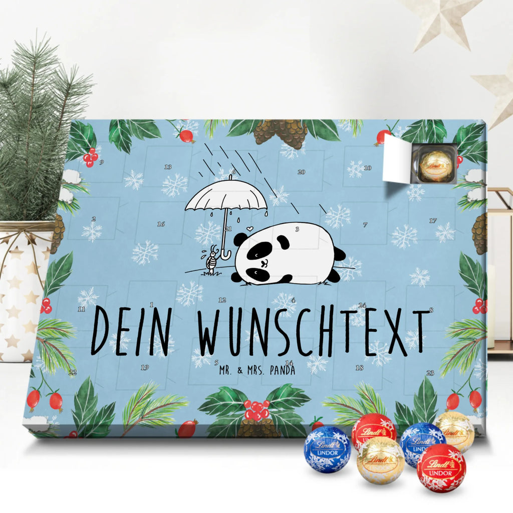 Personalisierter Kugel Markenschokolade Adventskalender Panda Freundschaft Personalisierter Kugel Markenschokolade Adventskalender