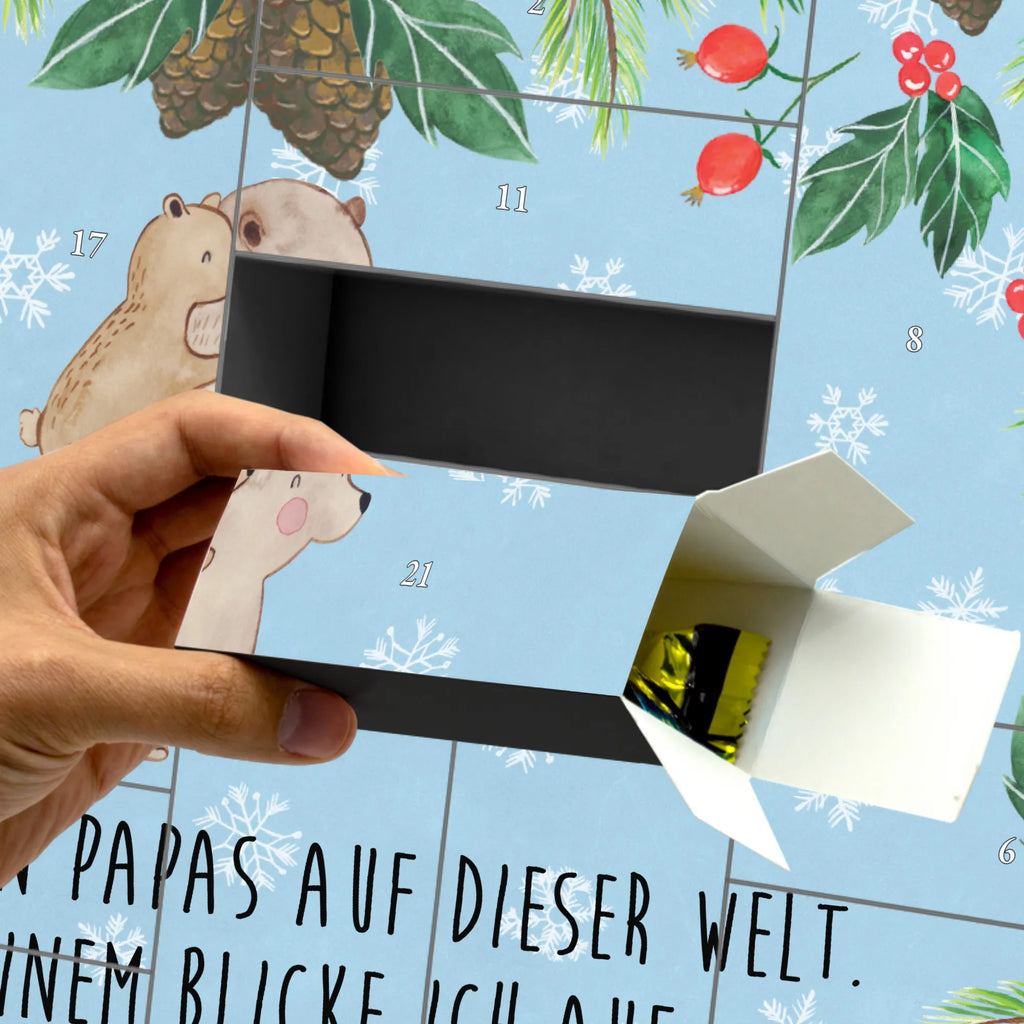 Befüllbarer Adventskalender Papa Bär Befüllbarer Adventskalender, Adventskalender zum selbst befüllen, Familie, Vatertag, Muttertag, Bruder, Schwester, Mama, Papa, Oma, Opa, Geschenk, Vater, Papi, Vati, Onkel, Geburtstag