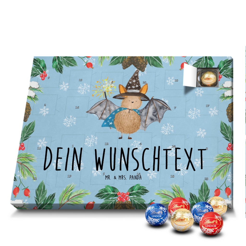 Personalisierter Kugel Markenschokolade Adventskalender Fledermaus Zauberer Personalisierter Kugel Markenschokolade Adventskalender, Tiermotive, Gute Laune, lustige Sprüche, Tiere, Fledermaus, Fledermäuse, Zauberer, Magier, Frauen, reinsteigern