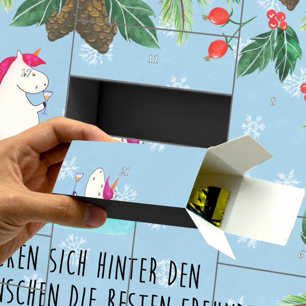 Befüllbarer Adventskalender Einhorn Sekt Befüllbarer Adventskalender, Adventskalender zum selbst befüllen, Einhorn, Einhörner, Einhorn Deko, Pegasus, Unicorn, Freundinnen, Freundin, BFF, Sekt, Mädelsabend, Spaß, Party, Korken, Anstoßen, Beste