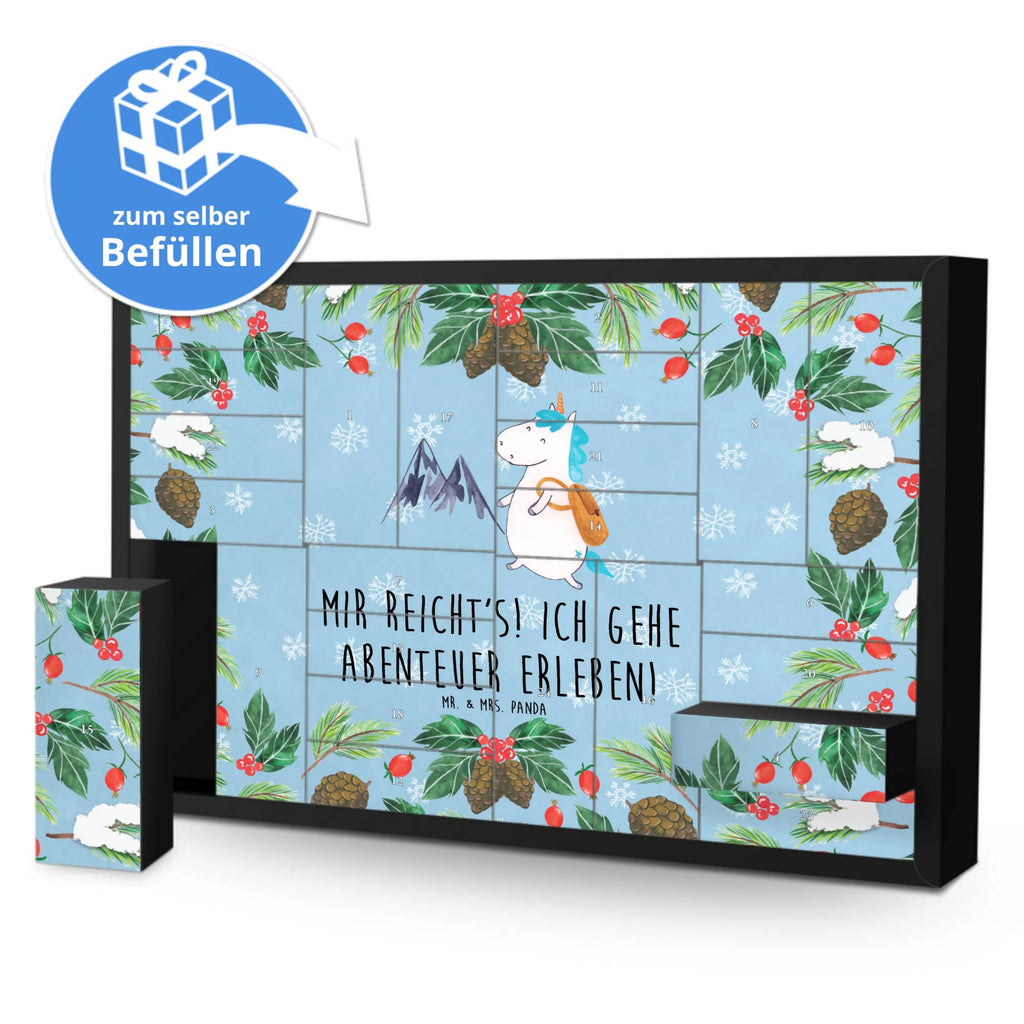 Befüllbarer Adventskalender Einhorn Bergsteiger Befüllbarer Adventskalender, Adventskalender zum selbst befüllen, Einhorn, Einhörner, Einhorn Deko, Pegasus, Unicorn, Bergsteiger, Abenteuer, Berge, Abenteurer, Weltenbummler, Weltreise, Reisen, Urlaub, Entdecker