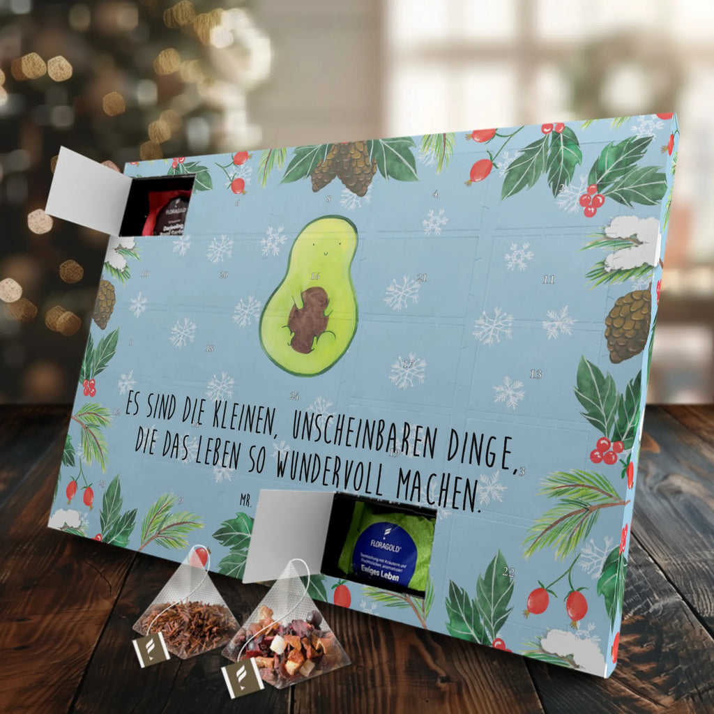 Tee Adventskalender Avocado Kern Adventskalender, Kerzen Adventskalender, Duftkerzen Adventskalender, Avocado, Veggie, Vegan, Gesund, Avokado, Avocadokern, Kern, Pflanze, Spruch Leben