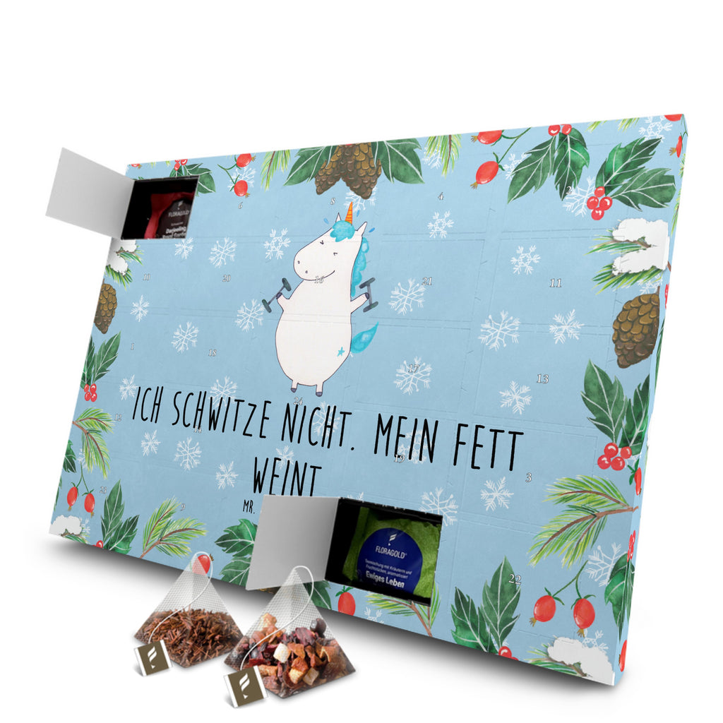 Tee Adventskalender Einhorn Fitness Adventskalender, Kerzen Adventskalender, Duftkerzen Adventskalender, Einhorn, Einhörner, Einhorn Deko, Pegasus, Unicorn, Gym, Fitness, Fitnessstudio, Diät, Abnehmen, Sport, Pumpen, Geräte, Sixpack