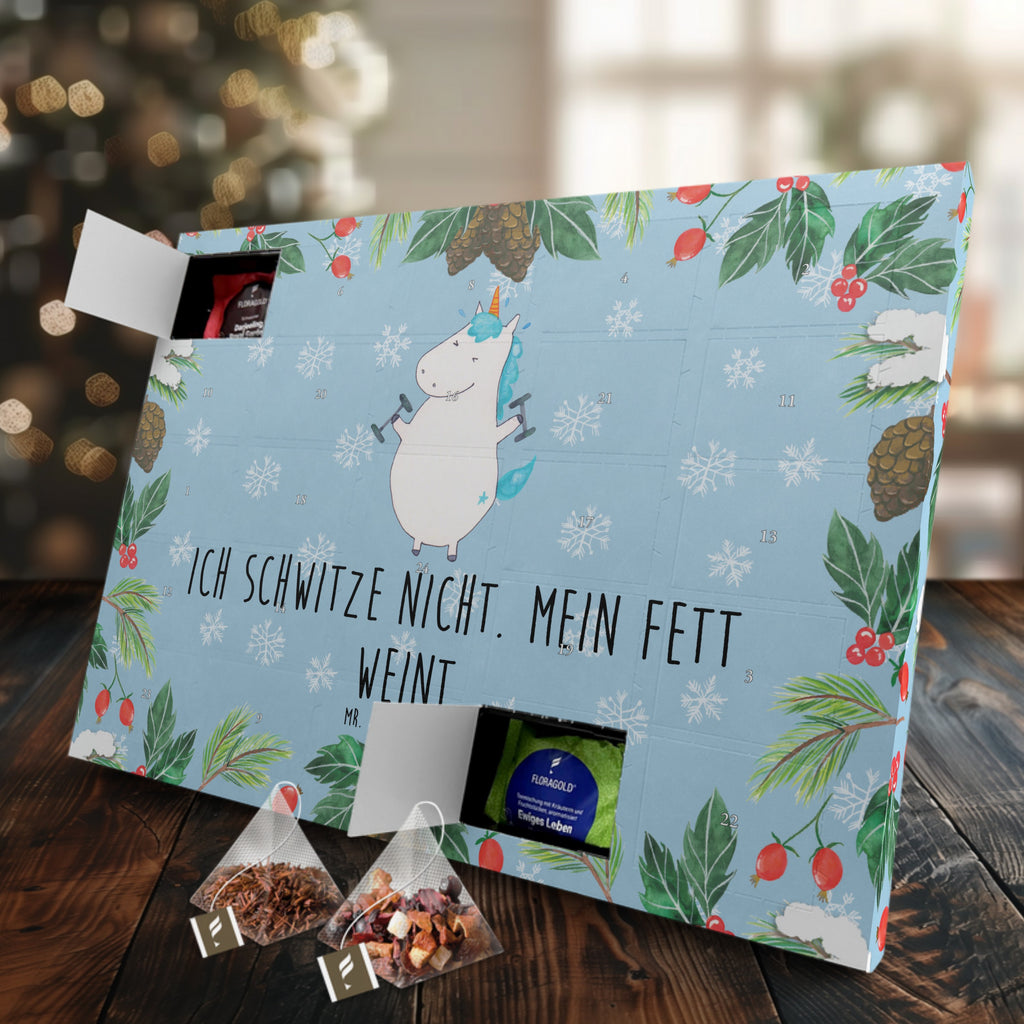 Tee Adventskalender Einhorn Fitness Adventskalender, Kerzen Adventskalender, Duftkerzen Adventskalender, Einhorn, Einhörner, Einhorn Deko, Pegasus, Unicorn, Gym, Fitness, Fitnessstudio, Diät, Abnehmen, Sport, Pumpen, Geräte, Sixpack