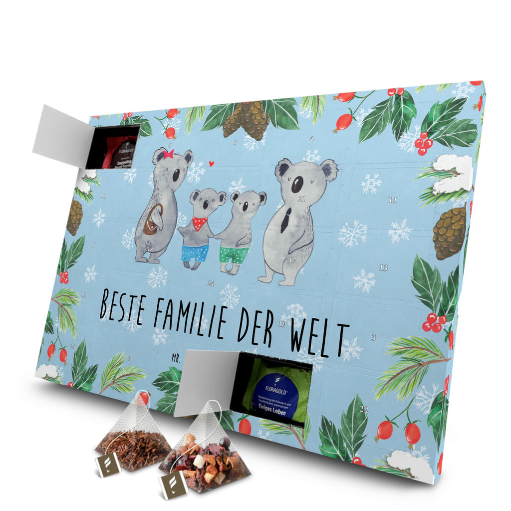 Tee Adventskalender Koala Familie zwei Adventskalender, Kerzen Adventskalender, Duftkerzen Adventskalender, Familie, Vatertag, Muttertag, Bruder, Schwester, Mama, Papa, Oma, Opa, Koala, Koalabär, beste Familie, Familienzeit, Familienleben, Koalafamilie, Lieblingsfamilie