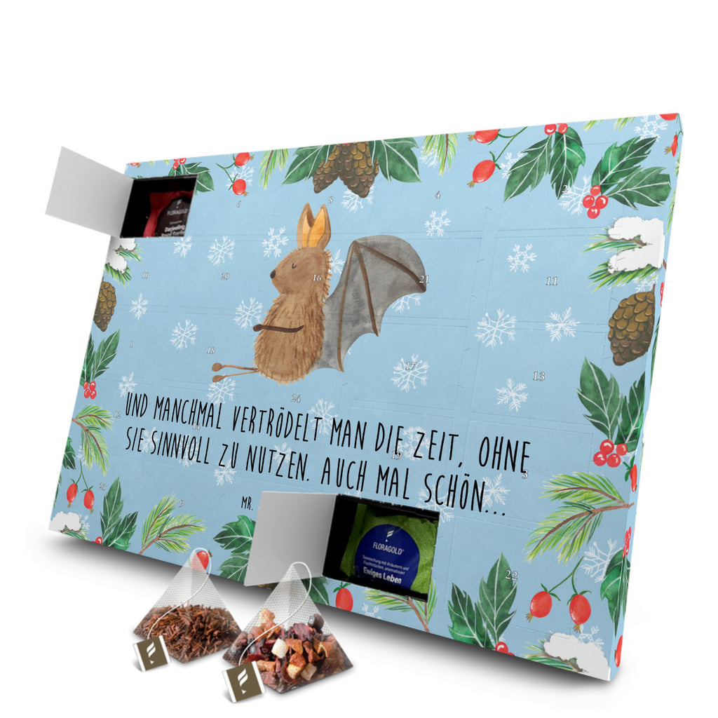 Tee Adventskalender Fledermaus Sitzen Adventskalender, Kerzen Adventskalender, Duftkerzen Adventskalender, Tiermotive, Gute Laune, lustige Sprüche, Tiere, Fledermaus, Fledermäuse, Motivation, entspannen