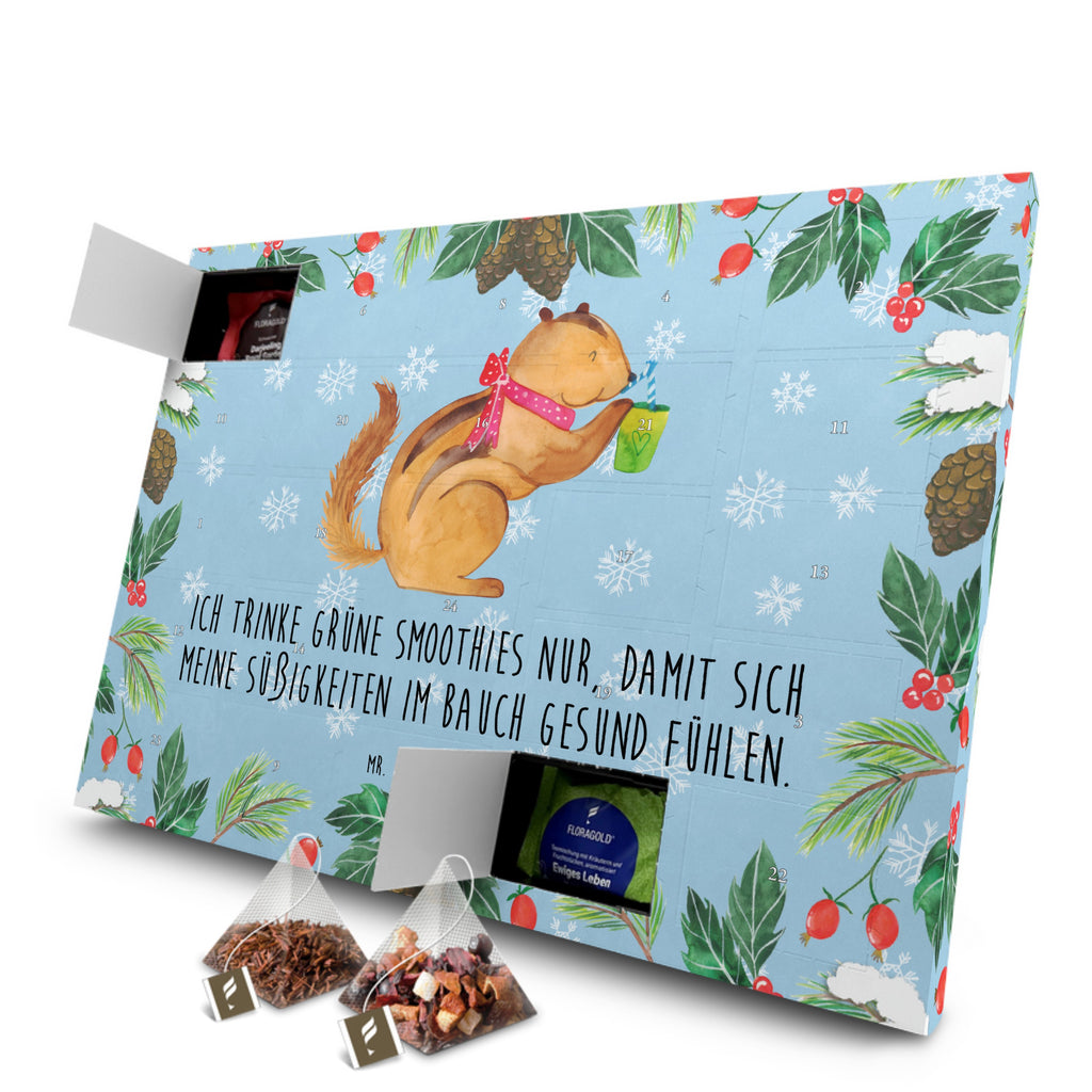 Tee Adventskalender Eichhörnchen Smoothie Adventskalender, Kerzen Adventskalender, Duftkerzen Adventskalender, Tiermotive, Gute Laune, lustige Sprüche, Tiere, Green Smoothies, Diät, Abnehmen, Streifenhörnchen, Eichhörnchen