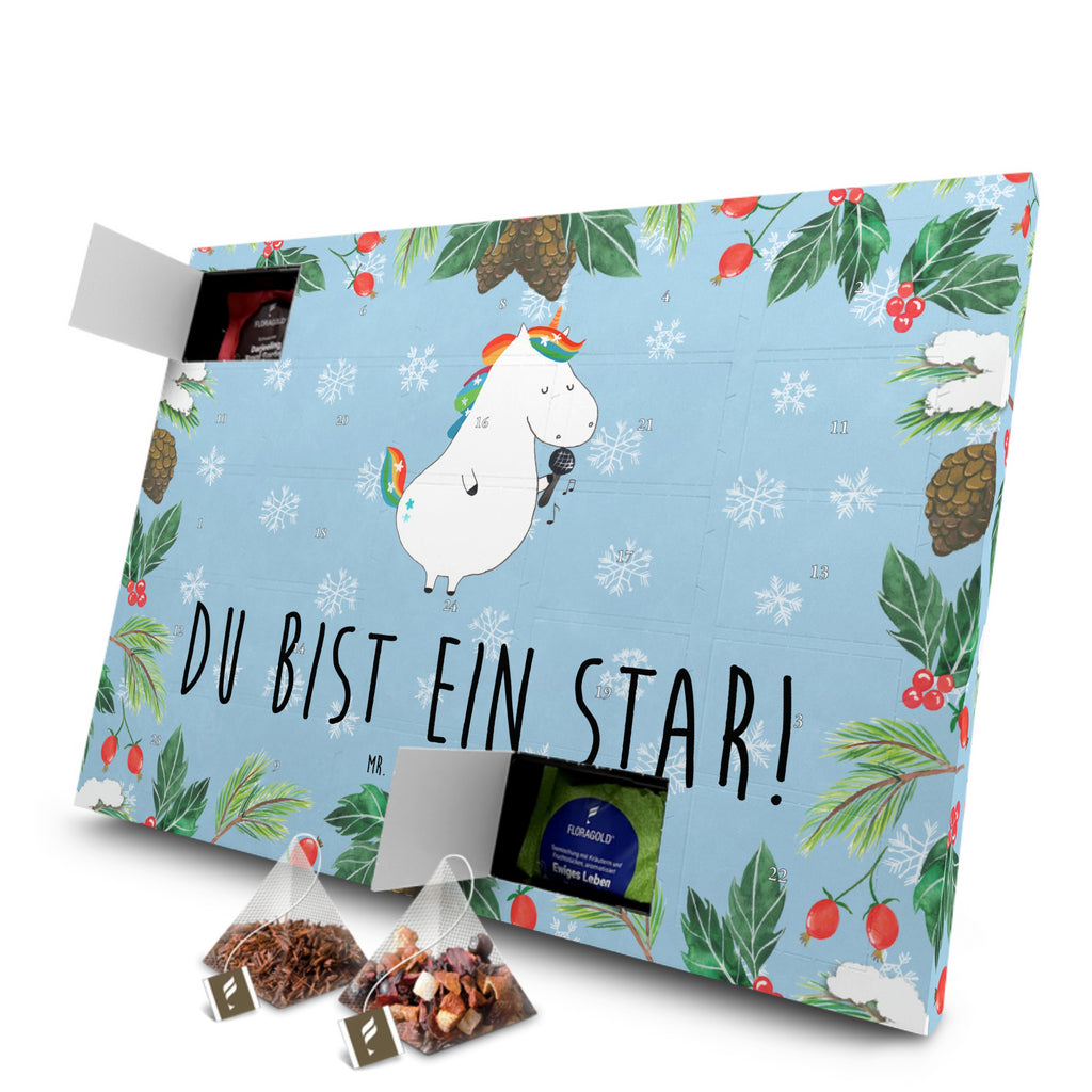 Tee Adventskalender Einhorn Sänger Adventskalender, Kerzen Adventskalender, Duftkerzen Adventskalender, Einhorn, Einhörner, Einhorn Deko, Pegasus, Unicorn, Glitzer, Konfetti, Party, Geburtstag, Feier, Fest, Disco, Sängerin, Sänger, Freundin