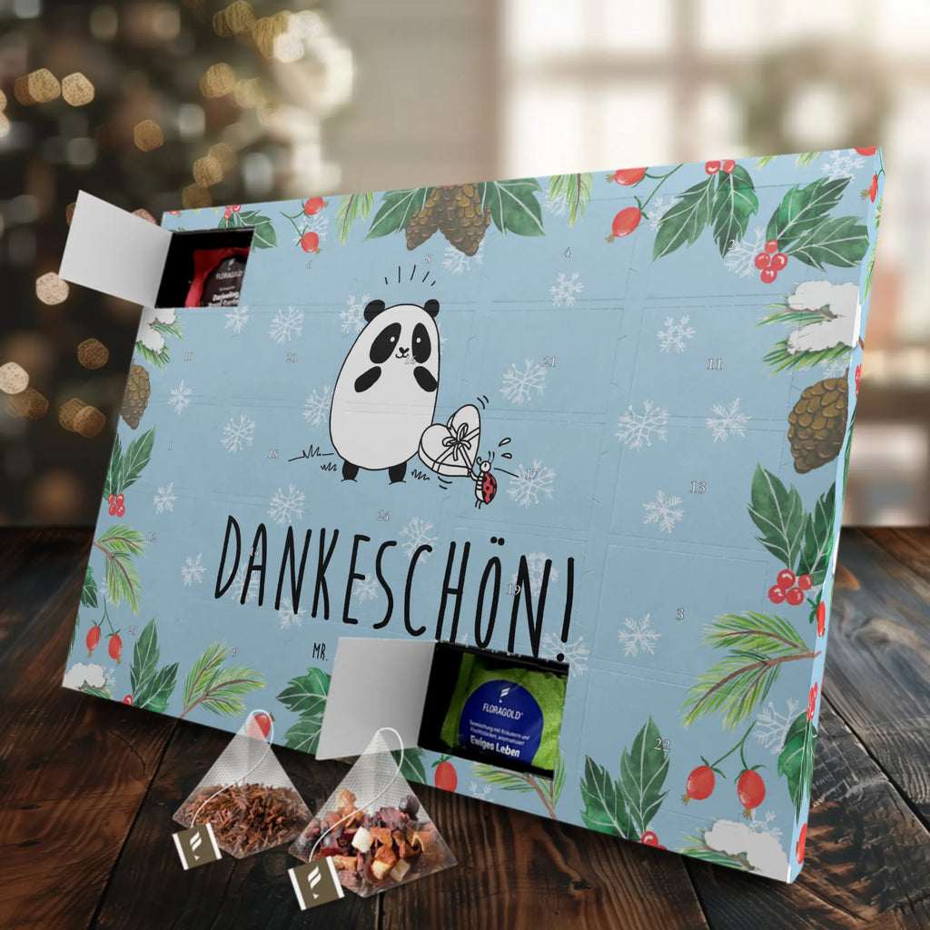 Tee Adventskalender Panda Dankeschön Adventskalender, Kerzen Adventskalender, Duftkerzen Adventskalender