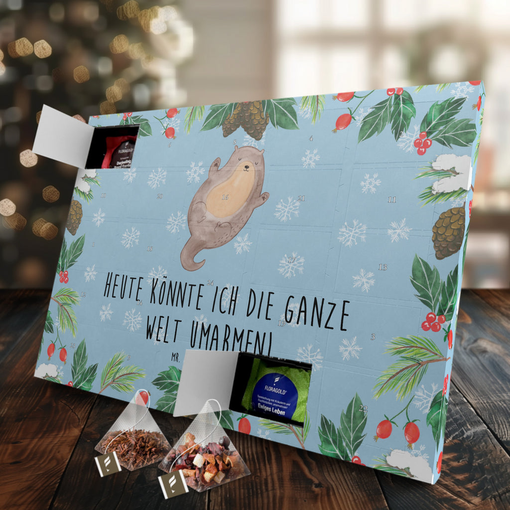 Tee Adventskalender Otter Umarmen Adventskalender, Kerzen Adventskalender, Duftkerzen Adventskalender, Otter, Fischotter, Seeotter, Otter Seeotter See Otter