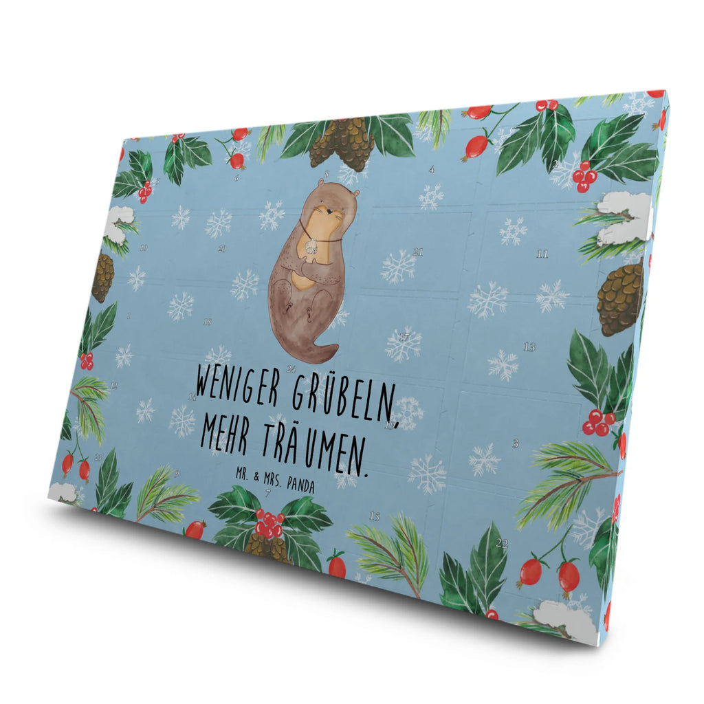 Tee Adventskalender Otter Muschel Adventskalender, Kerzen Adventskalender, Duftkerzen Adventskalender, Otter, Fischotter, Seeotter, Otterliebe, grübeln, träumen, Motivation, Tagträumen, Büro