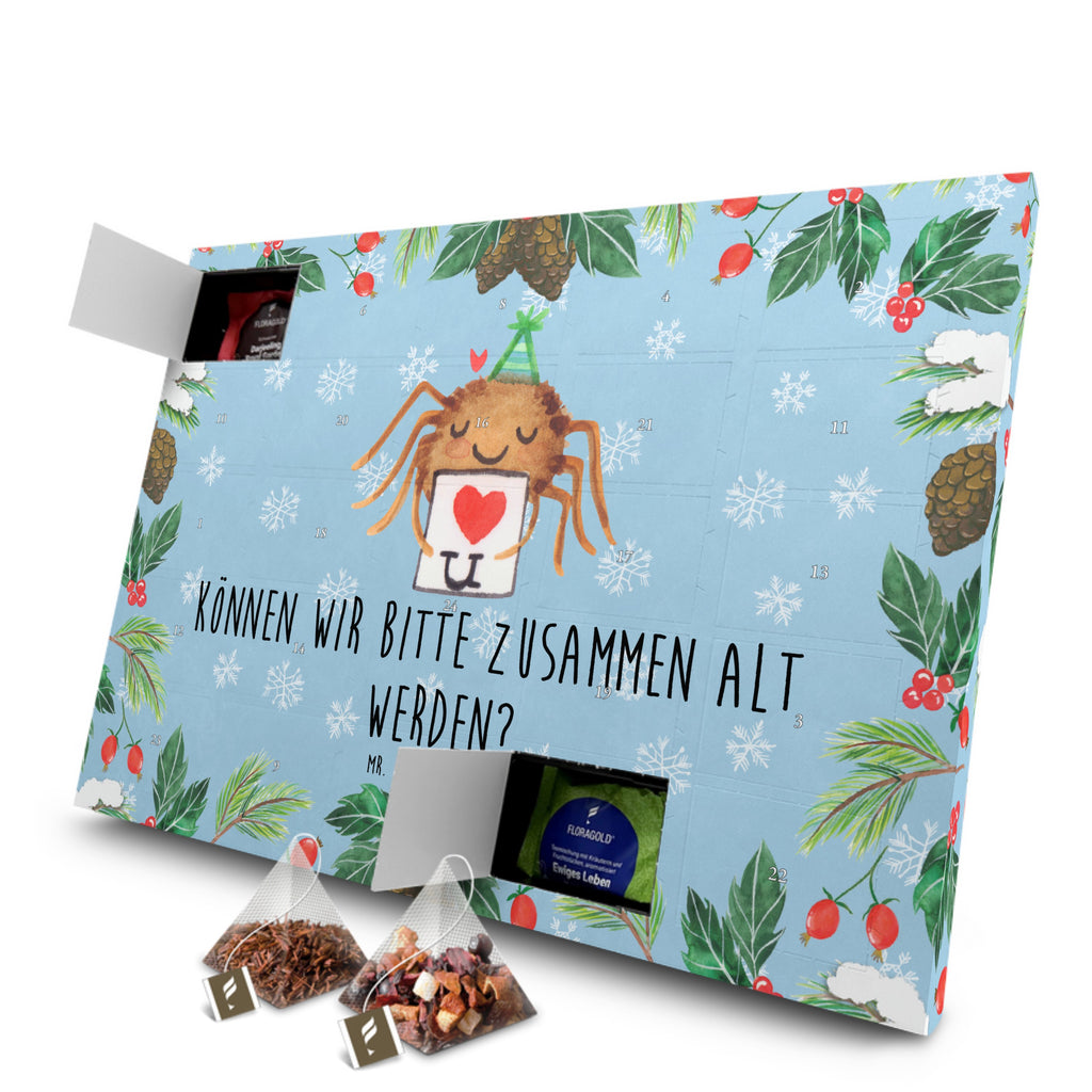 Tee Adventskalender Spinne Agathe Brief Adventskalender, Kerzen Adventskalender, Duftkerzen Adventskalender, Spinne Agathe, Spinne, Agathe, Videos, Merchandise, Liebesbeweis, Ich Liebe dich, Heiratsantrag, Verliebt, Liebespaar, Liebesgeschenk, Treuebeweis, Treuetest