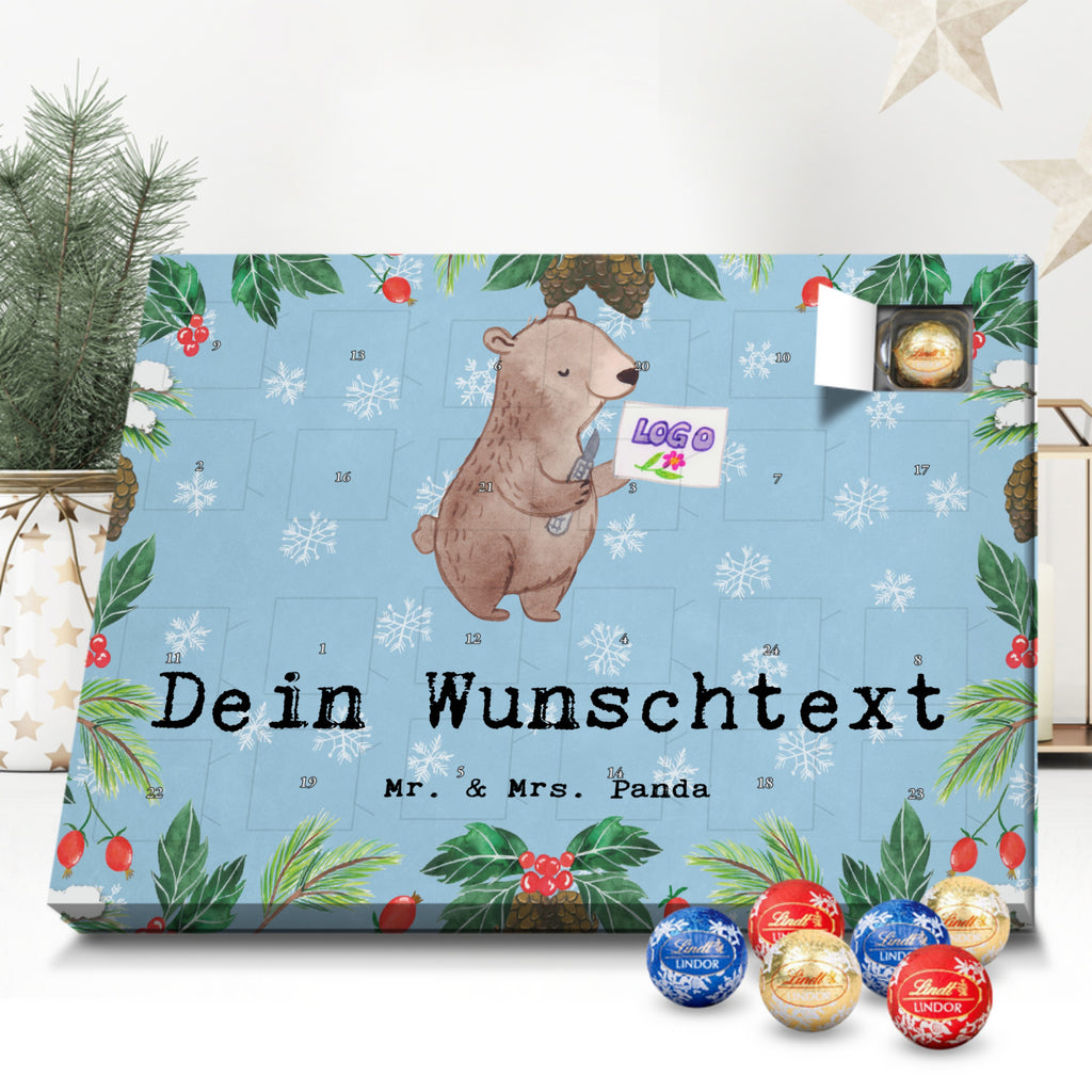 Personalisierter Kugel Markenschokolade Adventskalender Gestalter für visuelles Marketing Leidenschaft Personalisierter Kugel Markenschokolade Adventskalender, Beruf, Ausbildung, Jubiläum, Abschied, Rente, Kollege, Kollegin, Geschenk, Schenken, Arbeitskollege, Mitarbeiter, Firma, Danke, Dankeschön