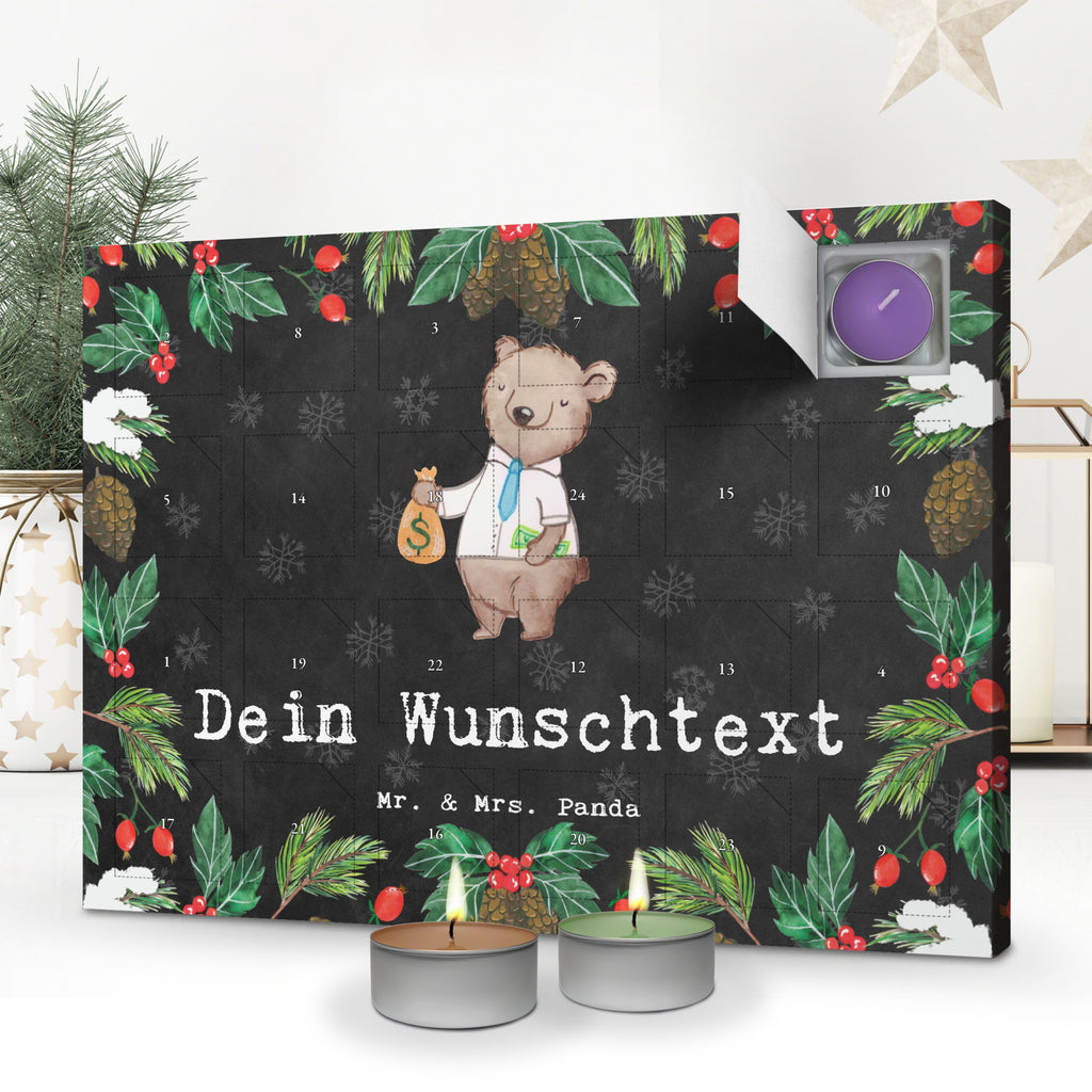 Personalisierter Duftkerzen Adventskalender Bänker Leidenschaft Personalisierter Duftkerzen Adventskalender, Beruf, Ausbildung, Jubiläum, Abschied, Rente, Kollege, Kollegin, Geschenk, Schenken, Arbeitskollege, Mitarbeiter, Firma, Danke, Dankeschön, Bänker, Bankfachmann, Bankangestellter, Bankberater