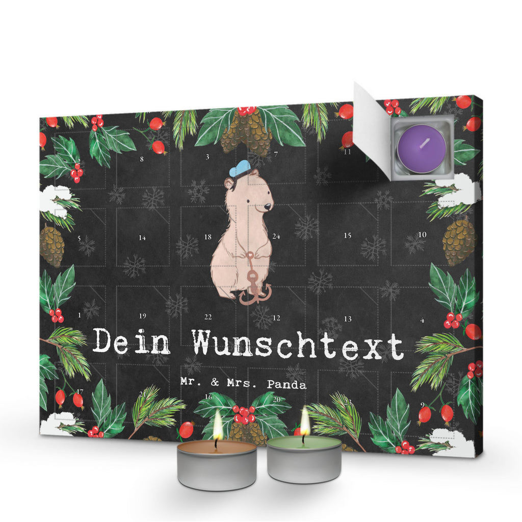 Personalisierter Duftkerzen Adventskalender Matrose Leidenschaft Personalisierter Duftkerzen Adventskalender, Beruf, Ausbildung, Jubiläum, Abschied, Rente, Kollege, Kollegin, Geschenk, Schenken, Arbeitskollege, Mitarbeiter, Firma, Danke, Dankeschön, Matrose, Seemann, Seeleute, Schiff, Schiffsmechaniker