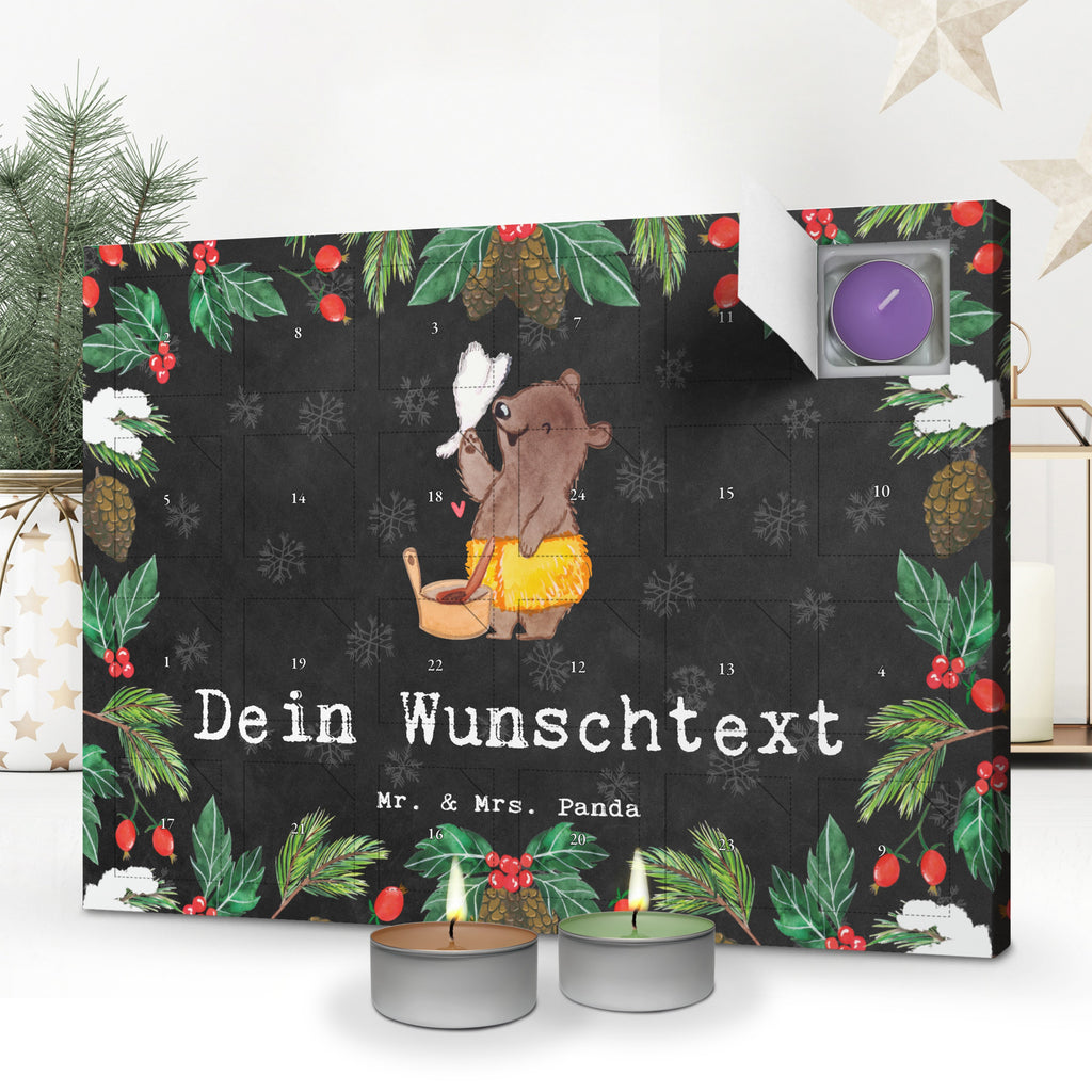 Personalisierter Duftkerzen Adventskalender Saunameister Leidenschaft Personalisierter Duftkerzen Adventskalender, Beruf, Ausbildung, Jubiläum, Abschied, Rente, Kollege, Kollegin, Geschenk, Schenken, Arbeitskollege, Mitarbeiter, Firma, Danke, Dankeschön