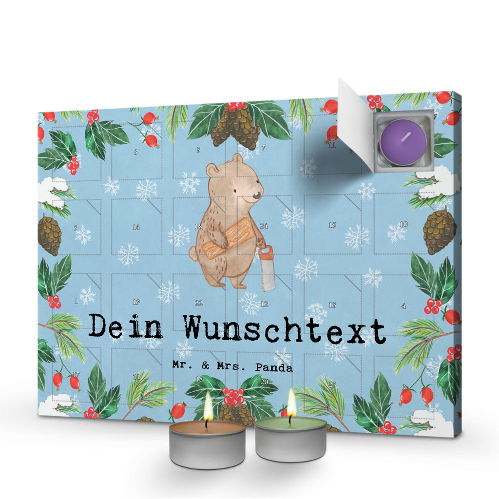 Personalisierter Duftkerzen Adventskalender Tischler Leidenschaft Personalisierter Duftkerzen Adventskalender, Beruf, Ausbildung, Jubiläum, Abschied, Rente, Kollege, Kollegin, Geschenk, Schenken, Arbeitskollege, Mitarbeiter, Firma, Danke, Dankeschön