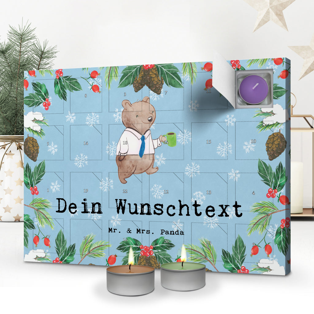 Personalisierter Duftkerzen Adventskalender Moderator Leidenschaft Personalisierter Duftkerzen Adventskalender, Beruf, Ausbildung, Jubiläum, Abschied, Rente, Kollege, Kollegin, Geschenk, Schenken, Arbeitskollege, Mitarbeiter, Firma, Danke, Dankeschön