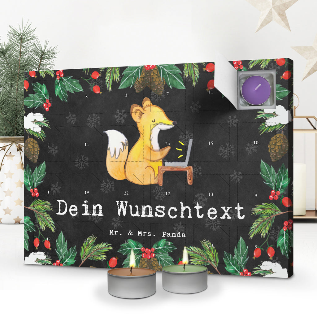 Personalisierter Duftkerzen Adventskalender Assistent Leidenschaft Personalisierter Duftkerzen Adventskalender, Beruf, Ausbildung, Jubiläum, Abschied, Rente, Kollege, Kollegin, Geschenk, Schenken, Arbeitskollege, Mitarbeiter, Firma, Danke, Dankeschön