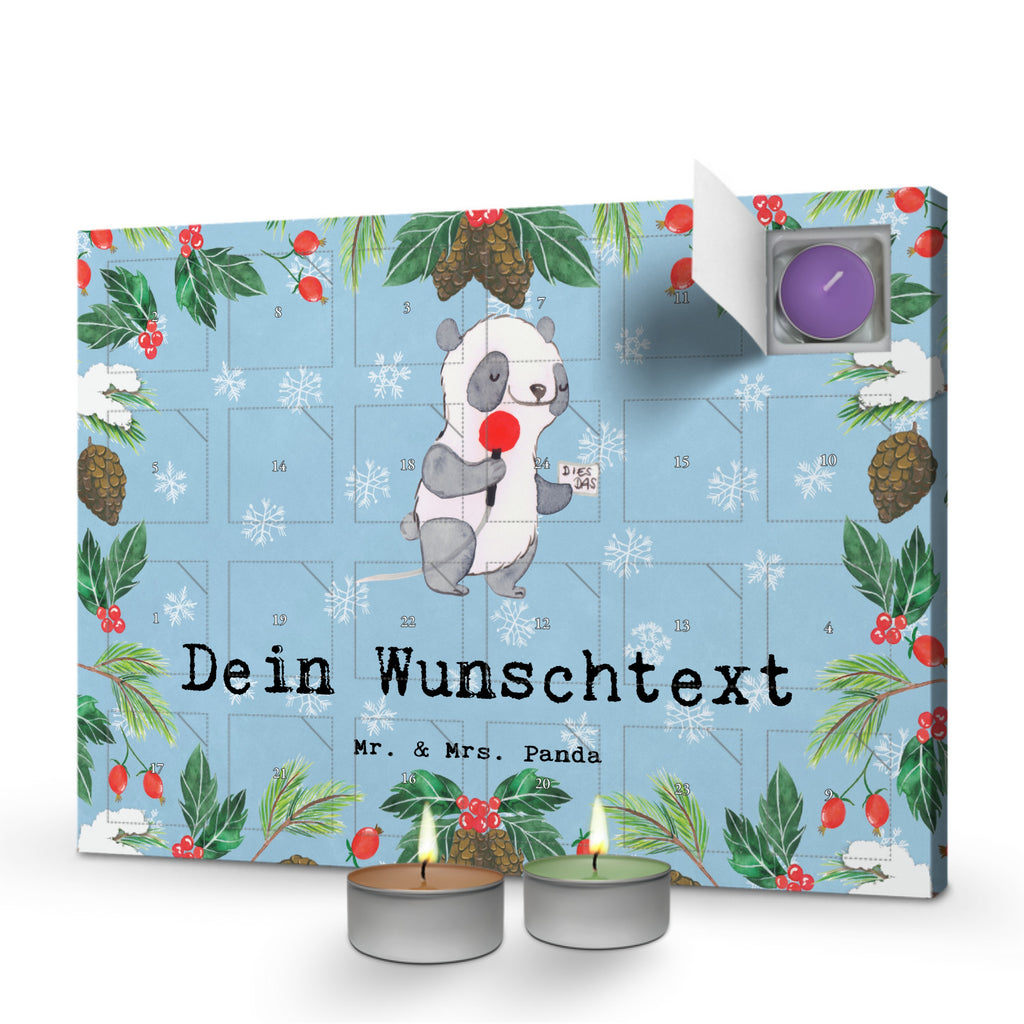 Personalisierter Duftkerzen Adventskalender Pressesprecher Leidenschaft Personalisierter Duftkerzen Adventskalender, Beruf, Ausbildung, Jubiläum, Abschied, Rente, Kollege, Kollegin, Geschenk, Schenken, Arbeitskollege, Mitarbeiter, Firma, Danke, Dankeschön