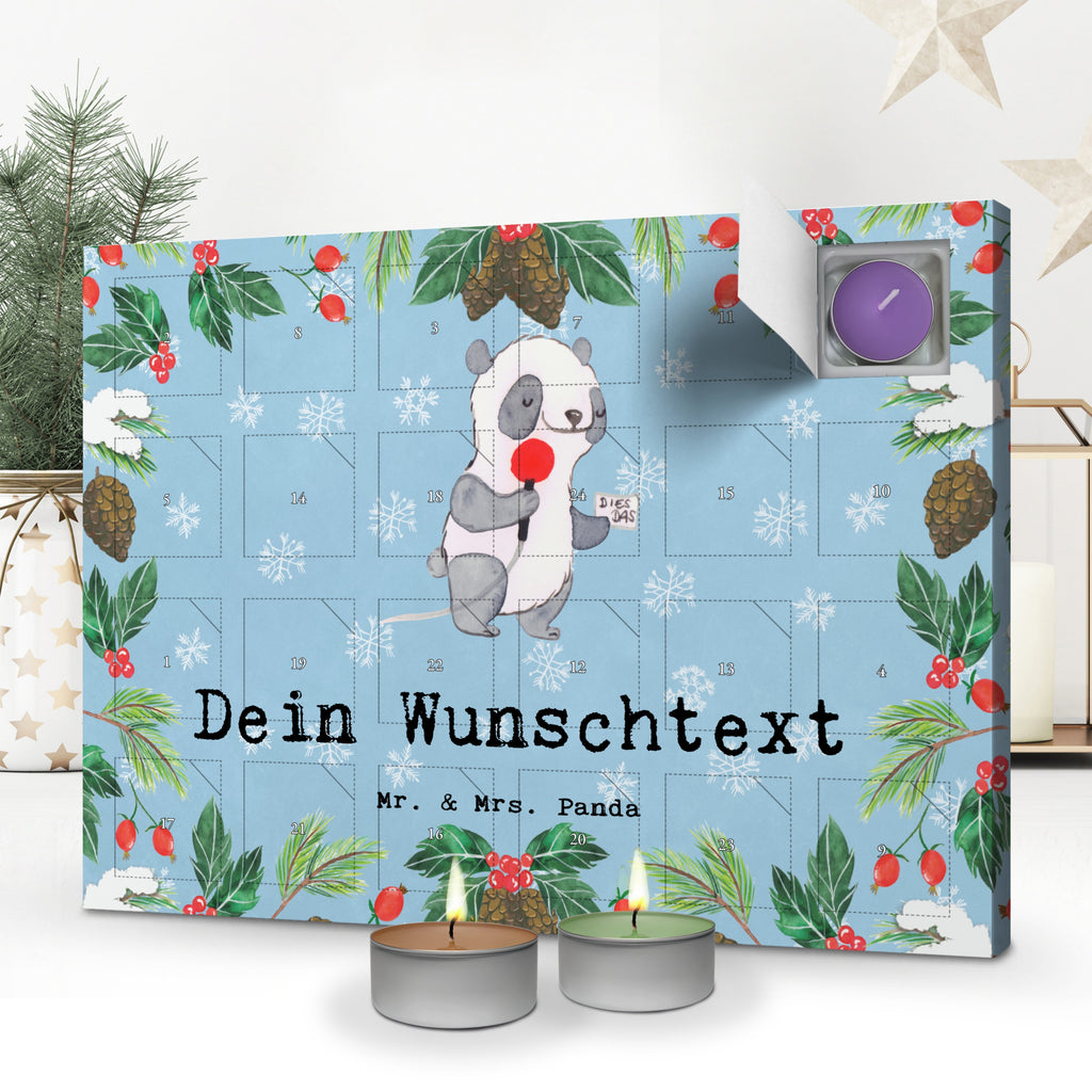 Personalisierter Duftkerzen Adventskalender Pressesprecher Leidenschaft Personalisierter Duftkerzen Adventskalender, Beruf, Ausbildung, Jubiläum, Abschied, Rente, Kollege, Kollegin, Geschenk, Schenken, Arbeitskollege, Mitarbeiter, Firma, Danke, Dankeschön