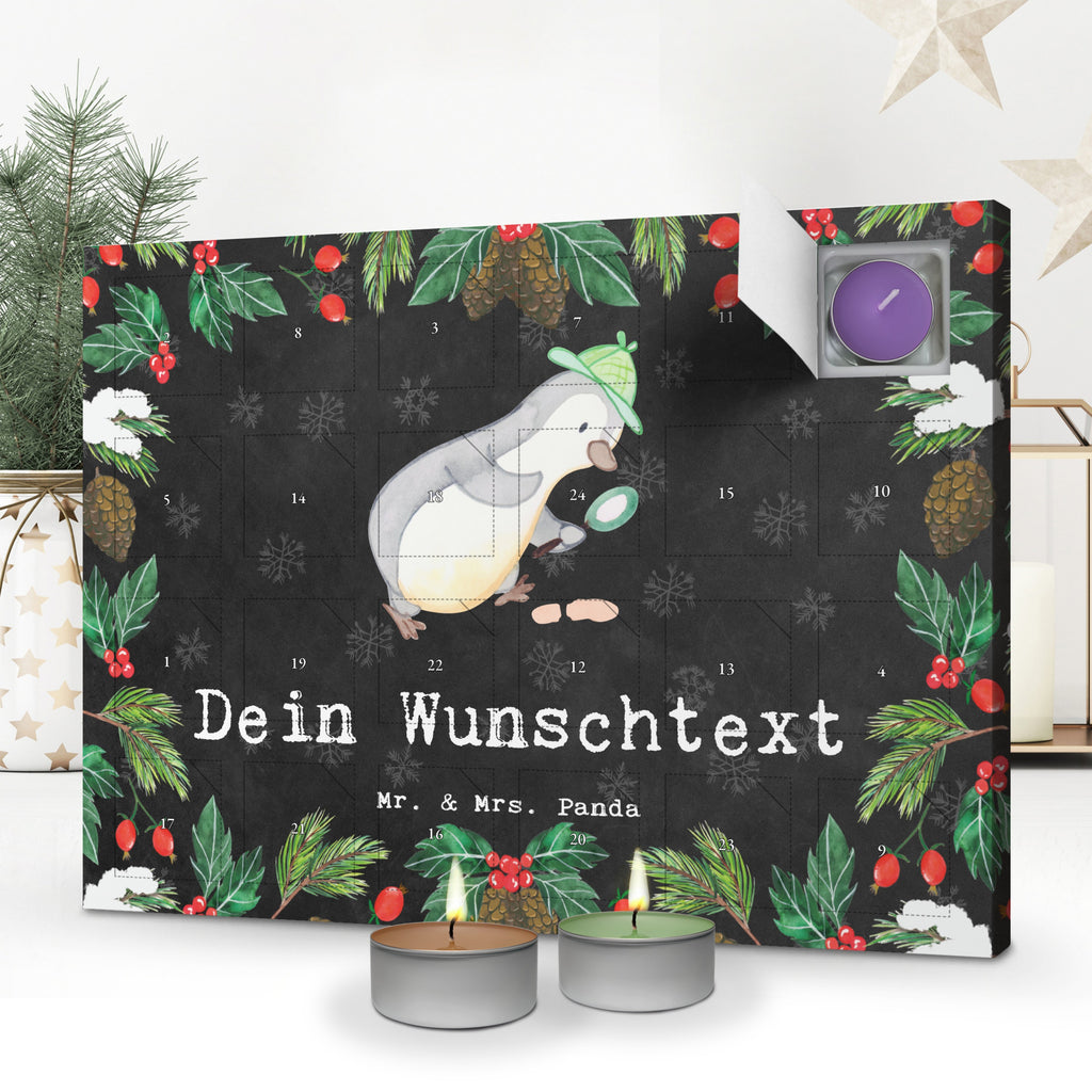 Personalisierter Duftkerzen Adventskalender Detektiv Leidenschaft Personalisierter Duftkerzen Adventskalender, Beruf, Ausbildung, Jubiläum, Abschied, Rente, Kollege, Kollegin, Geschenk, Schenken, Arbeitskollege, Mitarbeiter, Firma, Danke, Dankeschön, Detektiv, Ermittler, Agent, Privatdetektei, Berufsdetektiv, Wirtschaftsdetektei, Detektivausbildung, Spurensuche