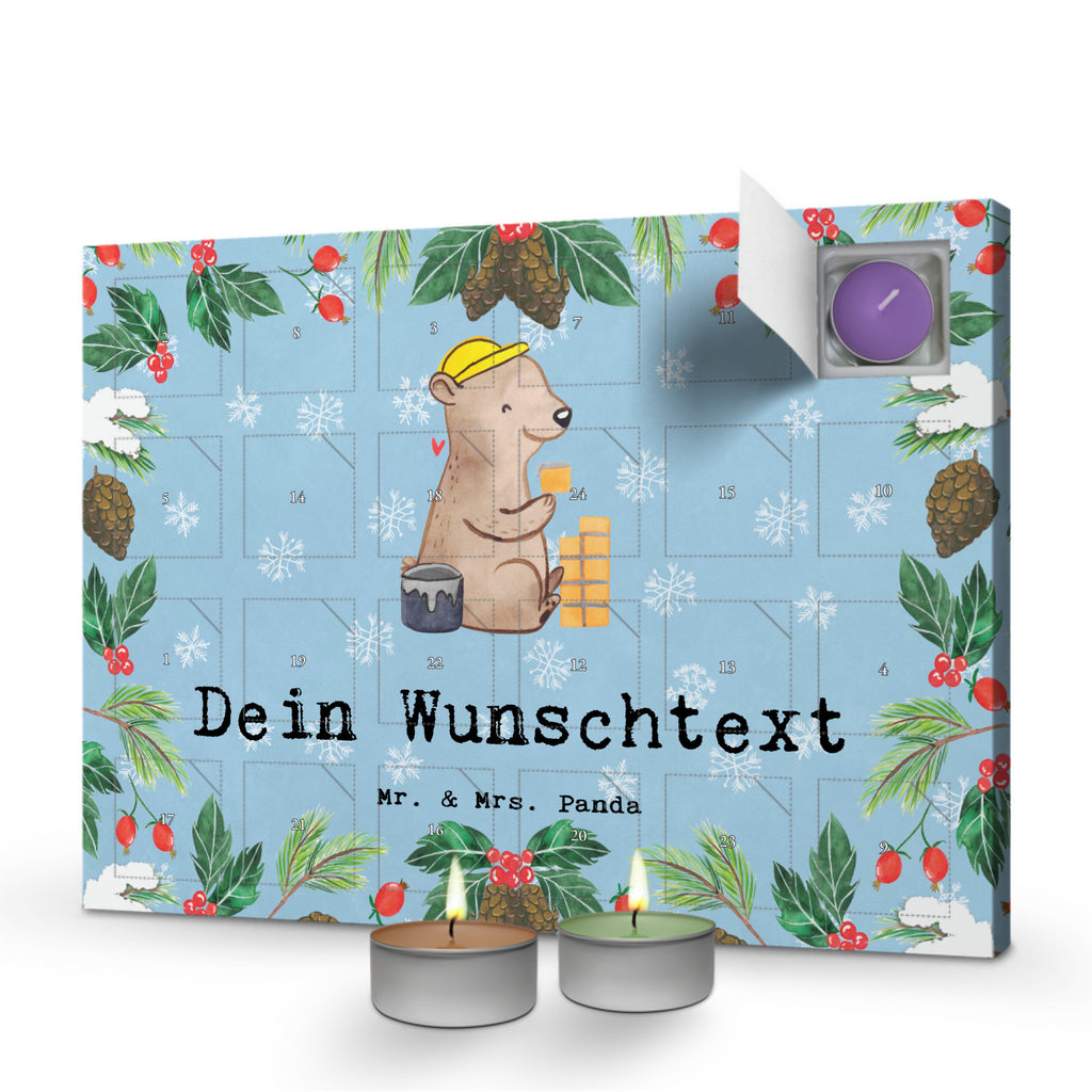 Personalisierter Duftkerzen Adventskalender Maurer Leidenschaft Personalisierter Duftkerzen Adventskalender, Beruf, Ausbildung, Jubiläum, Abschied, Rente, Kollege, Kollegin, Geschenk, Schenken, Arbeitskollege, Mitarbeiter, Firma, Danke, Dankeschön, Maurer, Maurermeister, Gesellenprüfung, Handwerker, Maurerbetrieb