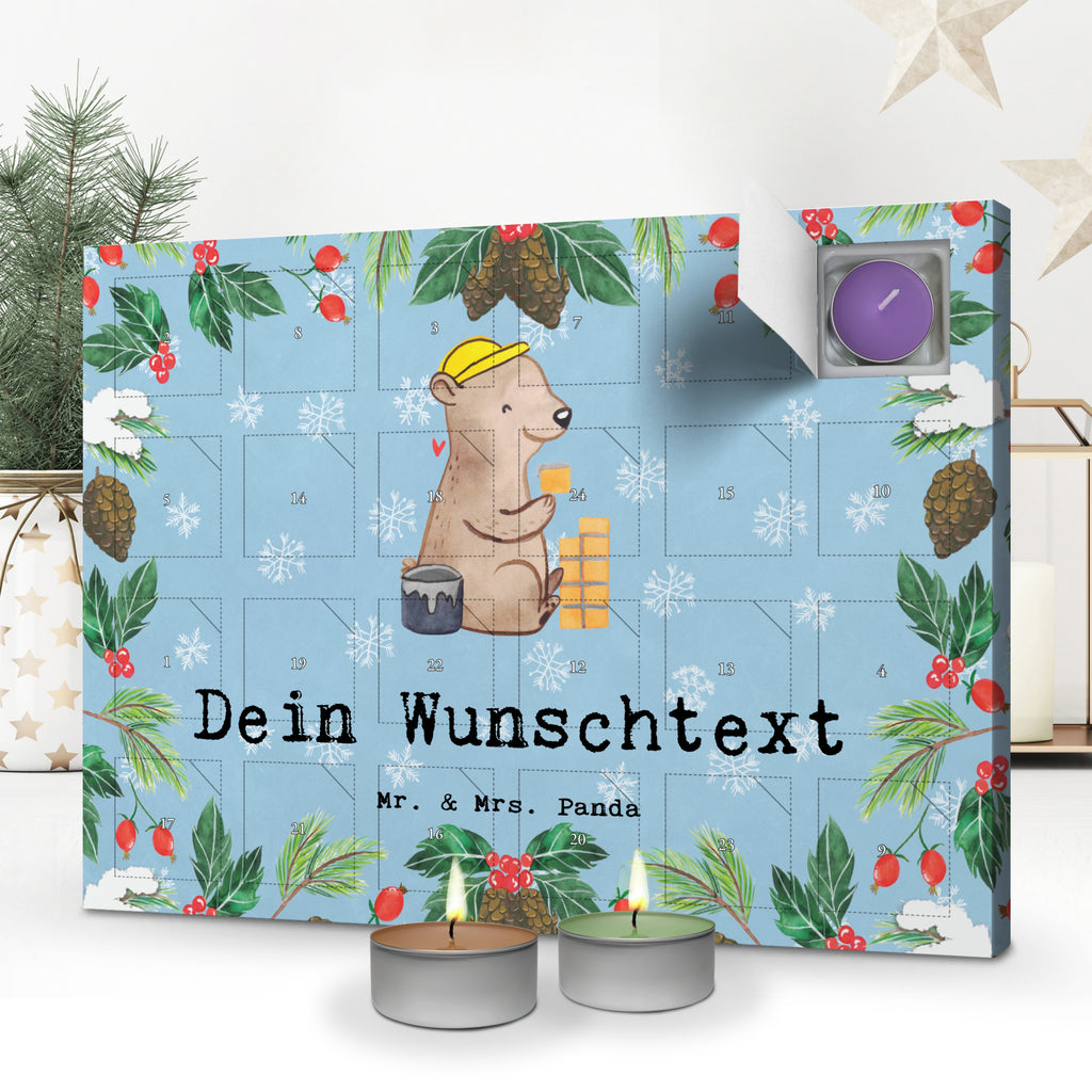 Personalisierter Duftkerzen Adventskalender Maurer Leidenschaft Personalisierter Duftkerzen Adventskalender, Beruf, Ausbildung, Jubiläum, Abschied, Rente, Kollege, Kollegin, Geschenk, Schenken, Arbeitskollege, Mitarbeiter, Firma, Danke, Dankeschön, Maurer, Maurermeister, Gesellenprüfung, Handwerker, Maurerbetrieb