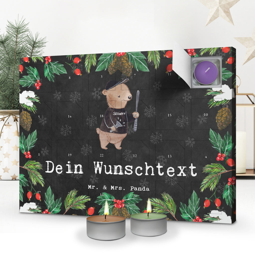 Personalisierter Duftkerzen Adventskalender Personenschützer Leidenschaft Personalisierter Duftkerzen Adventskalender, Beruf, Ausbildung, Jubiläum, Abschied, Rente, Kollege, Kollegin, Geschenk, Schenken, Arbeitskollege, Mitarbeiter, Firma, Danke, Dankeschön, Bodyguard, Personenschützer