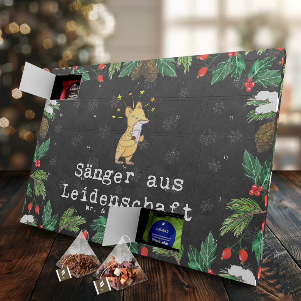 Tee Adventskalender Sänger Leidenschaft Adventskalender, Kerzen Adventskalender, Duftkerzen Adventskalender, Beruf, Ausbildung, Jubiläum, Abschied, Rente, Kollege, Kollegin, Geschenk, Schenken, Arbeitskollege, Mitarbeiter, Firma, Danke, Dankeschön