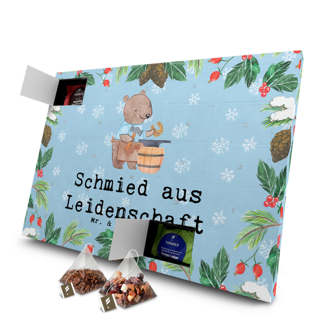 Tee Adventskalender Schmied Leidenschaft Adventskalender, Kerzen Adventskalender, Duftkerzen Adventskalender, Beruf, Ausbildung, Jubiläum, Abschied, Rente, Kollege, Kollegin, Geschenk, Schenken, Arbeitskollege, Mitarbeiter, Firma, Danke, Dankeschön