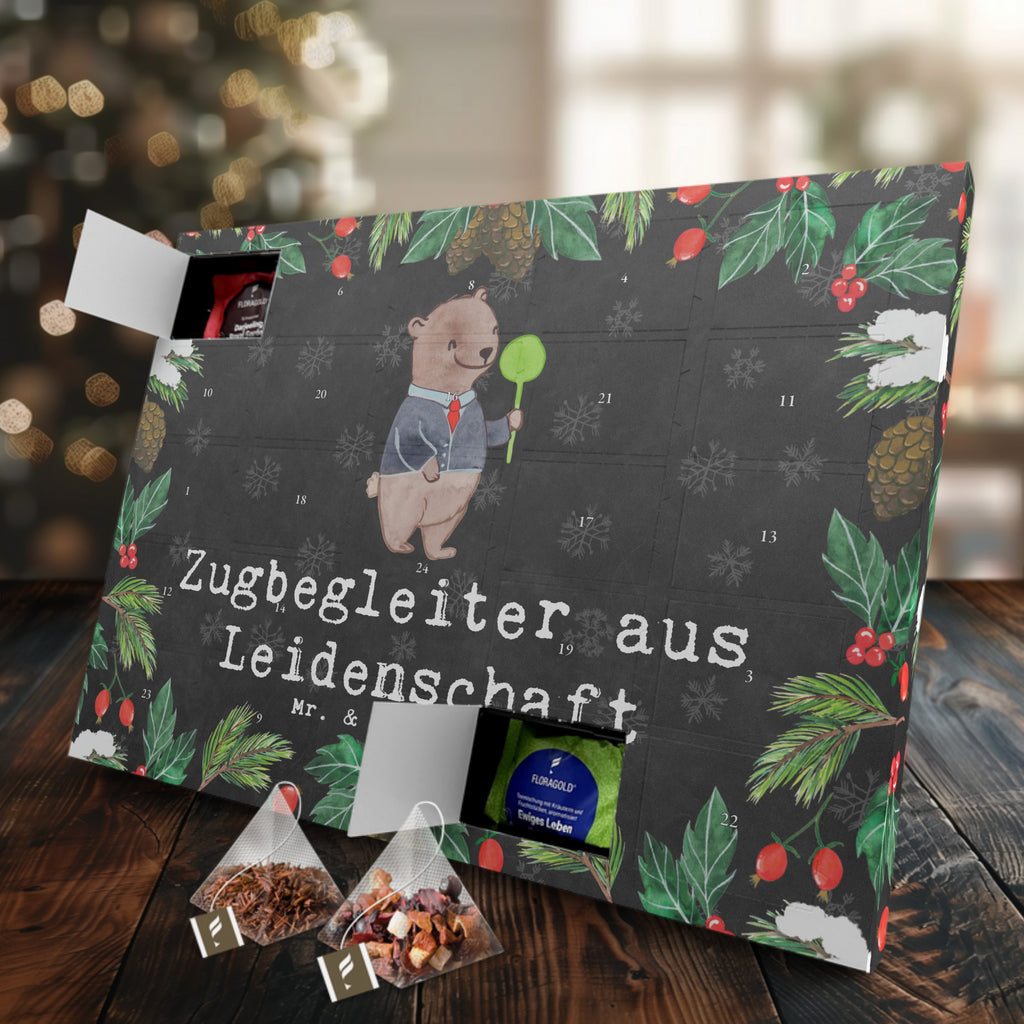 Tee Adventskalender Zugbegleiter Leidenschaft Adventskalender, Kerzen Adventskalender, Duftkerzen Adventskalender, Beruf, Ausbildung, Jubiläum, Abschied, Rente, Kollege, Kollegin, Geschenk, Schenken, Arbeitskollege, Mitarbeiter, Firma, Danke, Dankeschön