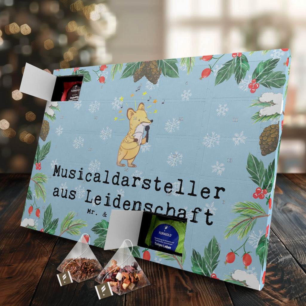 Tee Adventskalender Musicaldarsteller Leidenschaft Adventskalender, Kerzen Adventskalender, Duftkerzen Adventskalender, Beruf, Ausbildung, Jubiläum, Abschied, Rente, Kollege, Kollegin, Geschenk, Schenken, Arbeitskollege, Mitarbeiter, Firma, Danke, Dankeschön