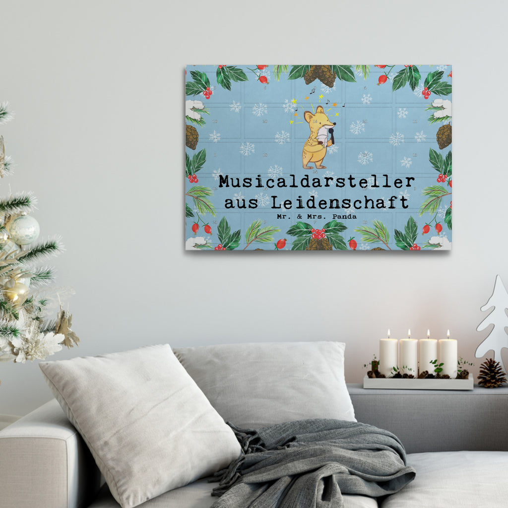 Tee Adventskalender Musicaldarsteller Leidenschaft Adventskalender, Kerzen Adventskalender, Duftkerzen Adventskalender, Beruf, Ausbildung, Jubiläum, Abschied, Rente, Kollege, Kollegin, Geschenk, Schenken, Arbeitskollege, Mitarbeiter, Firma, Danke, Dankeschön