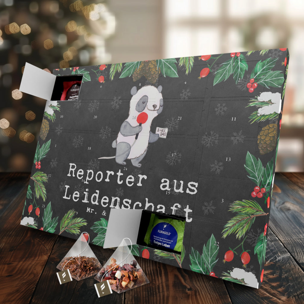 Tee Adventskalender Reporter Leidenschaft Adventskalender, Kerzen Adventskalender, Duftkerzen Adventskalender, Beruf, Ausbildung, Jubiläum, Abschied, Rente, Kollege, Kollegin, Geschenk, Schenken, Arbeitskollege, Mitarbeiter, Firma, Danke, Dankeschön