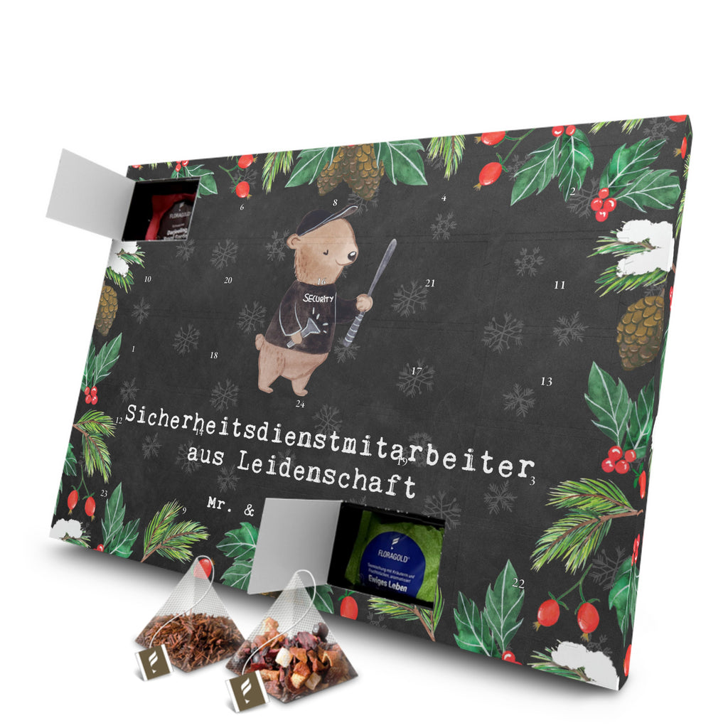 Tee Adventskalender Sicherheitsdienstmitarbeiter Leidenschaft Adventskalender, Kerzen Adventskalender, Duftkerzen Adventskalender, Beruf, Ausbildung, Jubiläum, Abschied, Rente, Kollege, Kollegin, Geschenk, Schenken, Arbeitskollege, Mitarbeiter, Firma, Danke, Dankeschön