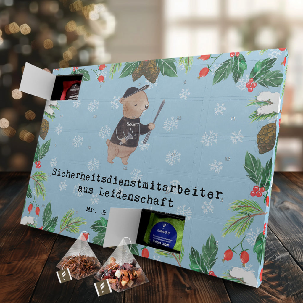 Tee Adventskalender Sicherheitsdienstmitarbeiter Leidenschaft Adventskalender, Kerzen Adventskalender, Duftkerzen Adventskalender, Beruf, Ausbildung, Jubiläum, Abschied, Rente, Kollege, Kollegin, Geschenk, Schenken, Arbeitskollege, Mitarbeiter, Firma, Danke, Dankeschön