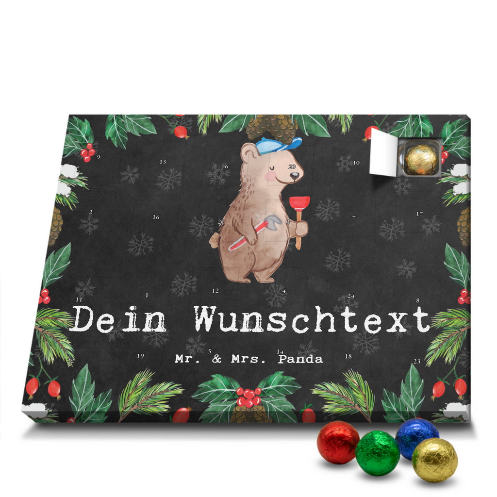 Personalisierter Schoko Adventskalender Klempner Leidenschaft Personalisierter Adventskalender, Adventskalender mit Namen, Beruf, Ausbildung, Jubiläum, Abschied, Rente, Kollege, Kollegin, Geschenk, Schenken, Arbeitskollege, Mitarbeiter, Firma, Danke, Dankeschön, Klempner, Handwerker, Installateur, Meister, Gesellenprüfung, Fachbetrieb, Bauklempner, Sanitärinstallationen