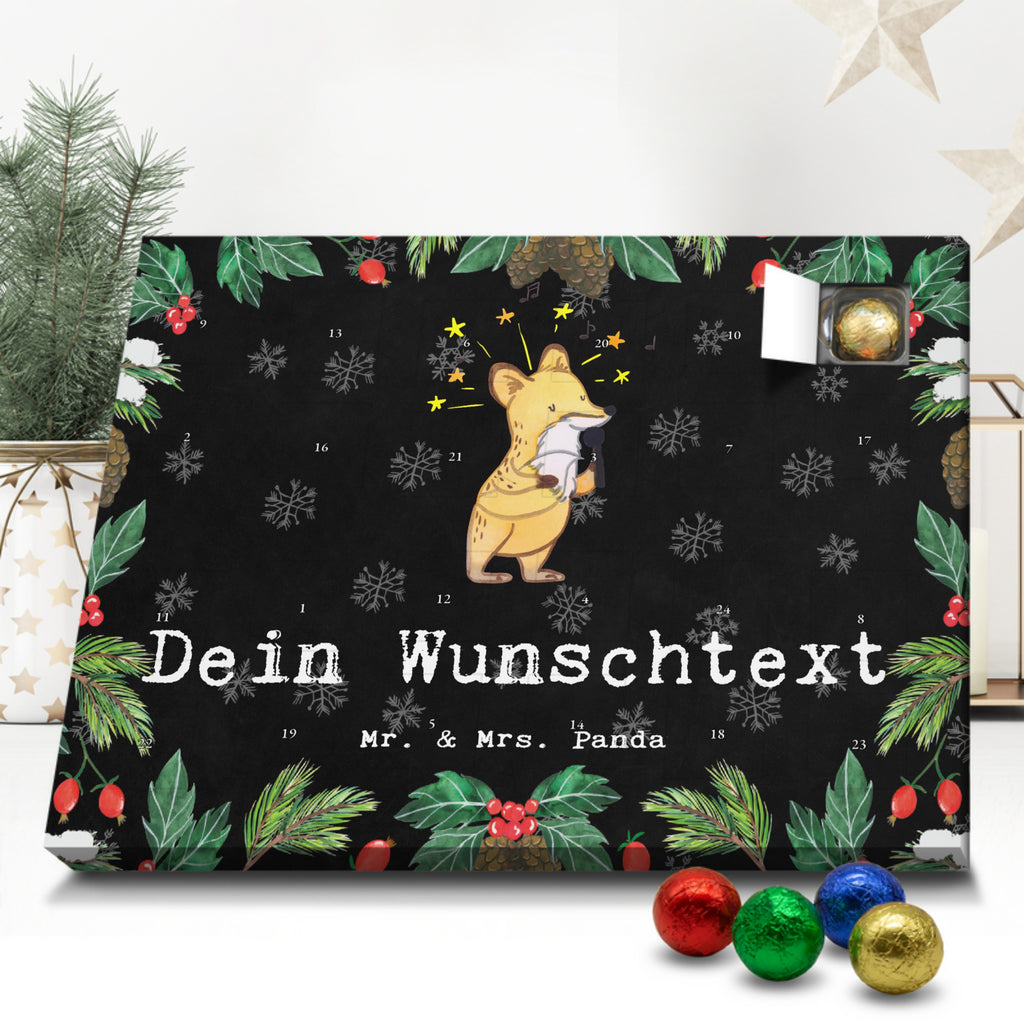 Personalisierter Schoko Adventskalender Sänger Leidenschaft Personalisierter Adventskalender, Adventskalender mit Namen, Beruf, Ausbildung, Jubiläum, Abschied, Rente, Kollege, Kollegin, Geschenk, Schenken, Arbeitskollege, Mitarbeiter, Firma, Danke, Dankeschön