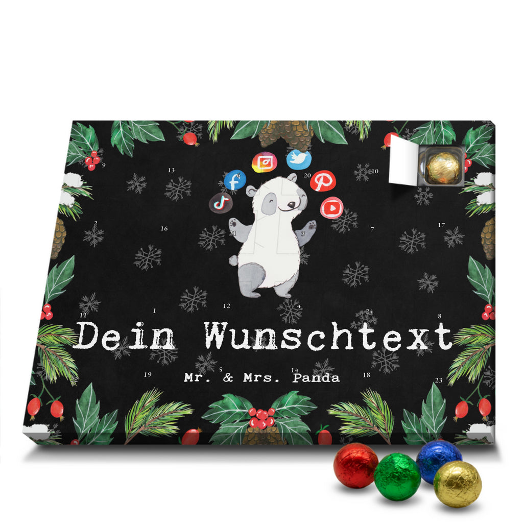 Personalisierter Schoko Adventskalender Social Media Manager Leidenschaft Personalisierter Adventskalender, Adventskalender mit Namen, Beruf, Ausbildung, Jubiläum, Abschied, Rente, Kollege, Kollegin, Geschenk, Schenken, Arbeitskollege, Mitarbeiter, Firma, Danke, Dankeschön