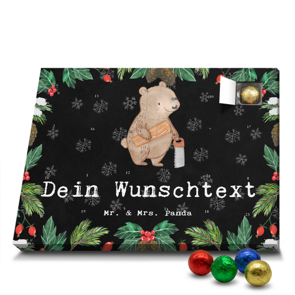 Personalisierter Schoko Adventskalender Tischler Leidenschaft Personalisierter Adventskalender, Adventskalender mit Namen, Beruf, Ausbildung, Jubiläum, Abschied, Rente, Kollege, Kollegin, Geschenk, Schenken, Arbeitskollege, Mitarbeiter, Firma, Danke, Dankeschön