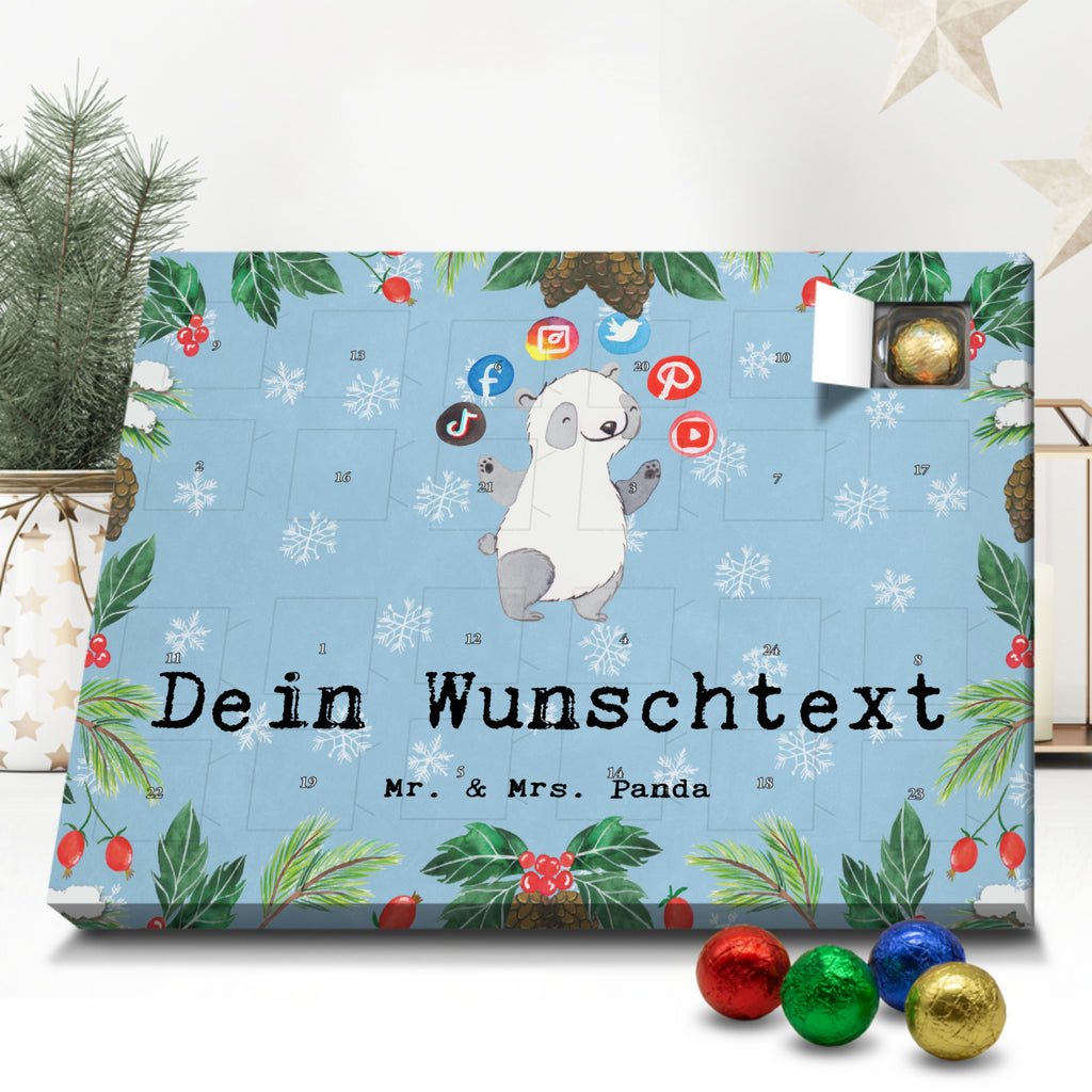 Personalisierter Schoko Adventskalender Social Media Manager Leidenschaft Personalisierter Adventskalender, Adventskalender mit Namen, Beruf, Ausbildung, Jubiläum, Abschied, Rente, Kollege, Kollegin, Geschenk, Schenken, Arbeitskollege, Mitarbeiter, Firma, Danke, Dankeschön