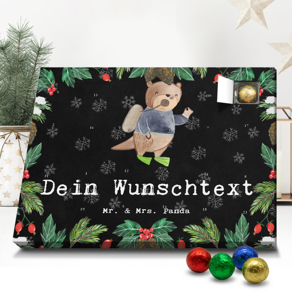 Personalisierter Schoko Adventskalender Taucher Leidenschaft Personalisierter Adventskalender, Adventskalender mit Namen, Beruf, Ausbildung, Jubiläum, Abschied, Rente, Kollege, Kollegin, Geschenk, Schenken, Arbeitskollege, Mitarbeiter, Firma, Danke, Dankeschön