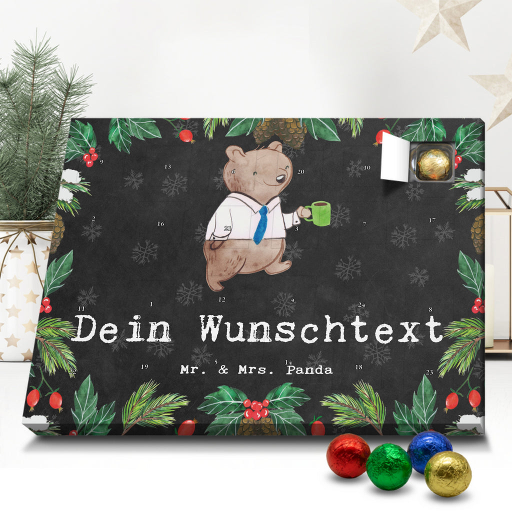 Personalisierter Schoko Adventskalender Moderator Leidenschaft Personalisierter Adventskalender, Adventskalender mit Namen, Beruf, Ausbildung, Jubiläum, Abschied, Rente, Kollege, Kollegin, Geschenk, Schenken, Arbeitskollege, Mitarbeiter, Firma, Danke, Dankeschön