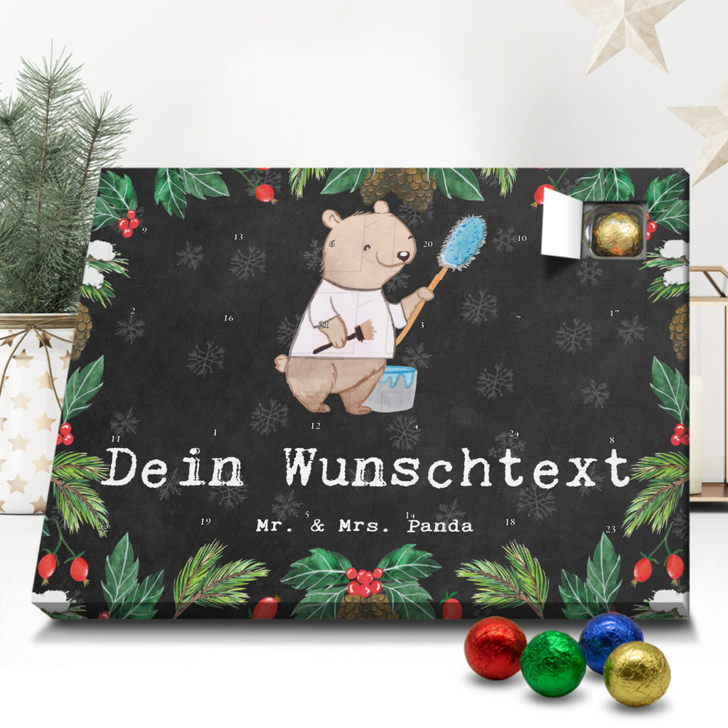 Personalisierter Schoko Adventskalender Maler Leidenschaft Personalisierter Adventskalender, Adventskalender mit Namen, Beruf, Ausbildung, Jubiläum, Abschied, Rente, Kollege, Kollegin, Geschenk, Schenken, Arbeitskollege, Mitarbeiter, Firma, Danke, Dankeschön, Maler, Malermeister, Gesellenprüfung, Meisterprüfung, Malerbetrieb