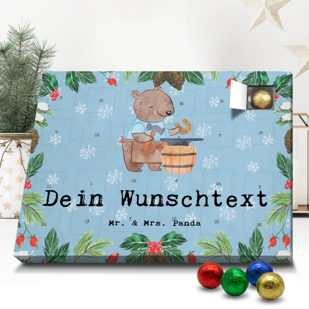 Personalisierter Schoko Adventskalender Schmied Leidenschaft Personalisierter Adventskalender, Adventskalender mit Namen, Beruf, Ausbildung, Jubiläum, Abschied, Rente, Kollege, Kollegin, Geschenk, Schenken, Arbeitskollege, Mitarbeiter, Firma, Danke, Dankeschön