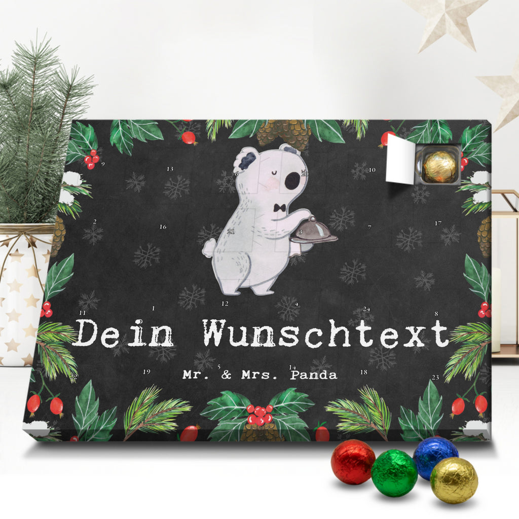 Personalisierter Schoko Adventskalender Kellner Leidenschaft Personalisierter Adventskalender, Adventskalender mit Namen, Beruf, Ausbildung, Jubiläum, Abschied, Rente, Kollege, Kollegin, Geschenk, Schenken, Arbeitskollege, Mitarbeiter, Firma, Danke, Dankeschön, Kellner, Servicekraft, Restaurant, Ober