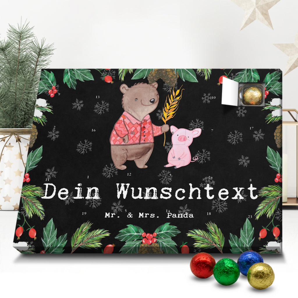 Personalisierter Schoko Adventskalender Bauer Leidenschaft Personalisierter Adventskalender, Adventskalender mit Namen, Beruf, Ausbildung, Jubiläum, Abschied, Rente, Kollege, Kollegin, Geschenk, Schenken, Arbeitskollege, Mitarbeiter, Firma, Danke, Dankeschön, Landwirt; Bauer, Tierwirt, Agronom, Farmer, Bauernhof