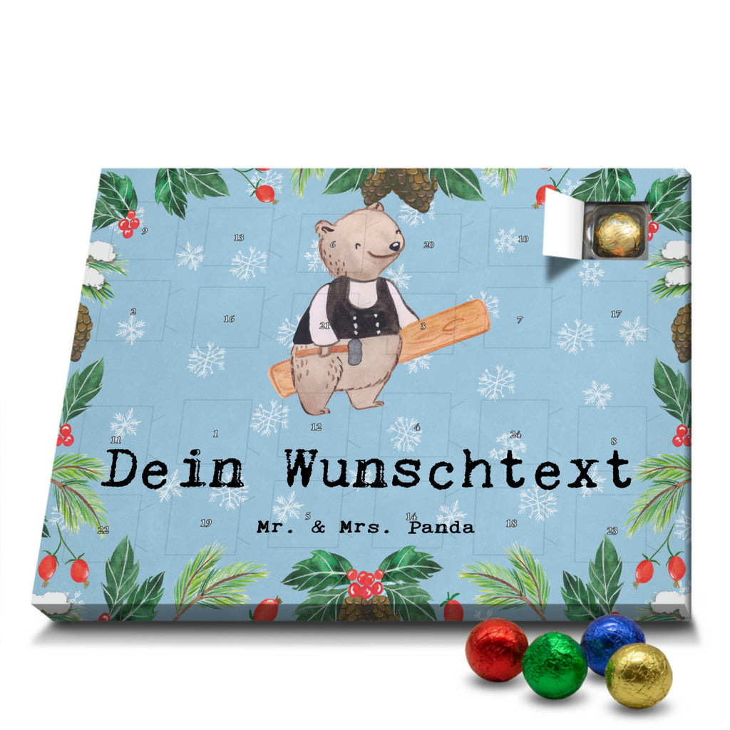 Personalisierter Schoko Adventskalender Zimmermann Leidenschaft Personalisierter Adventskalender, Adventskalender mit Namen, Beruf, Ausbildung, Jubiläum, Abschied, Rente, Kollege, Kollegin, Geschenk, Schenken, Arbeitskollege, Mitarbeiter, Firma, Danke, Dankeschön