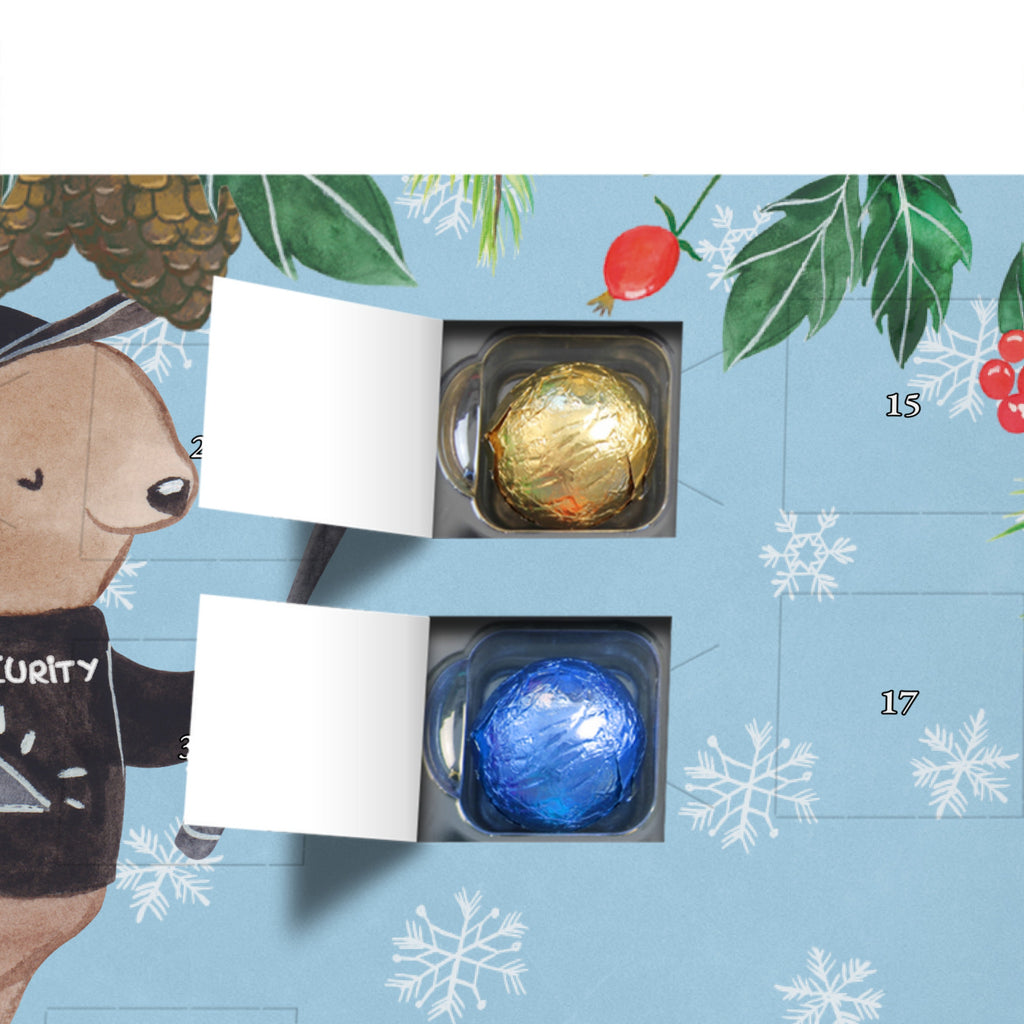 Personalisierter Schoko Adventskalender Security Mitarbeiter Leidenschaft Personalisierter Adventskalender, Adventskalender mit Namen, Beruf, Ausbildung, Jubiläum, Abschied, Rente, Kollege, Kollegin, Geschenk, Schenken, Arbeitskollege, Mitarbeiter, Firma, Danke, Dankeschön